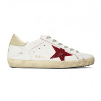 Кеды Golden Goose  'Superstar' red glitter star