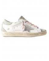 Кеды Golden Goose  'Superstar' distressed leather and suede sneakers