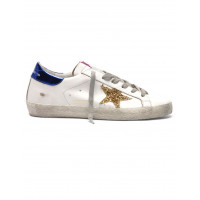 Кеды Golden Goose  'Superstar' gold glitter star